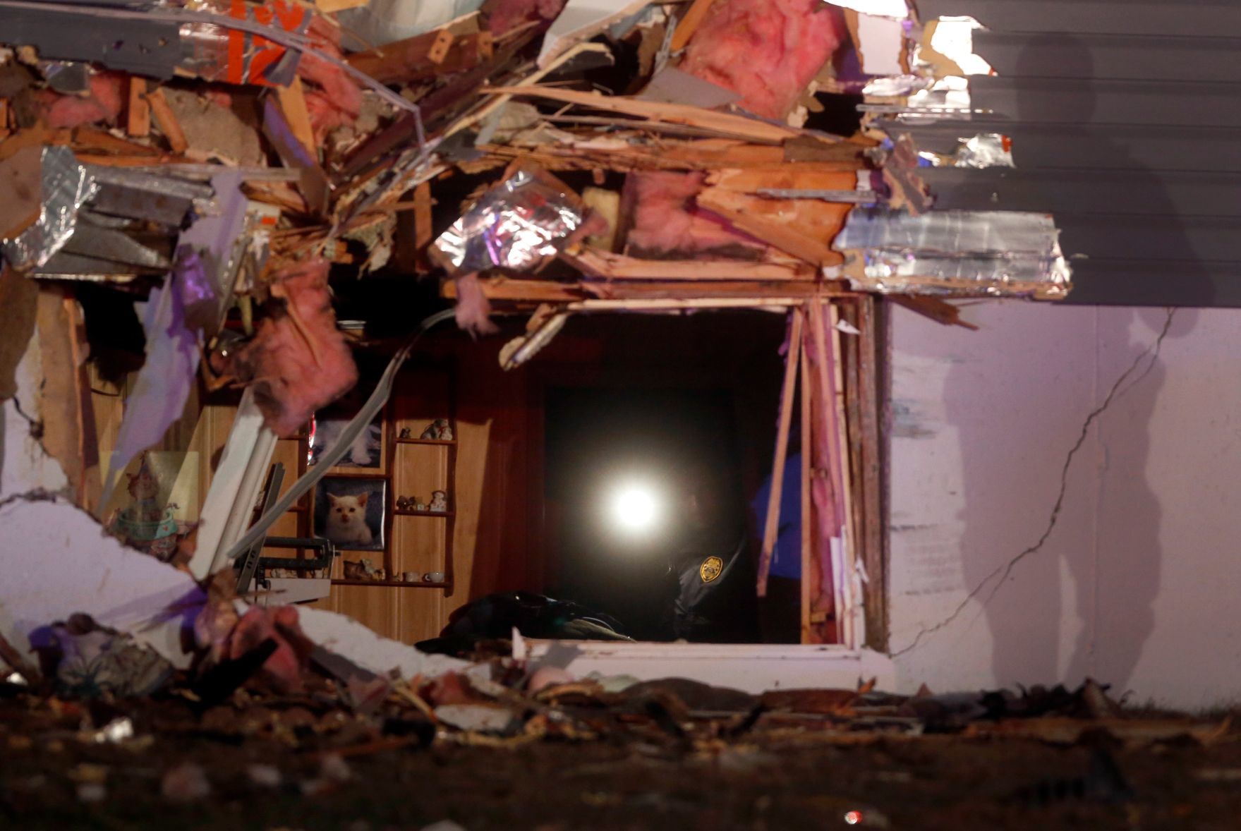 Vehicle crashes into house